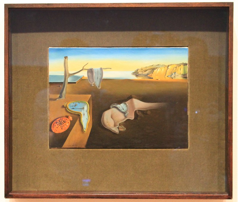 萨尔瓦多·达利 (Salvador Dalí) 的《记忆的持久性》，现代艺术博物馆 (MoMA)，上中城。